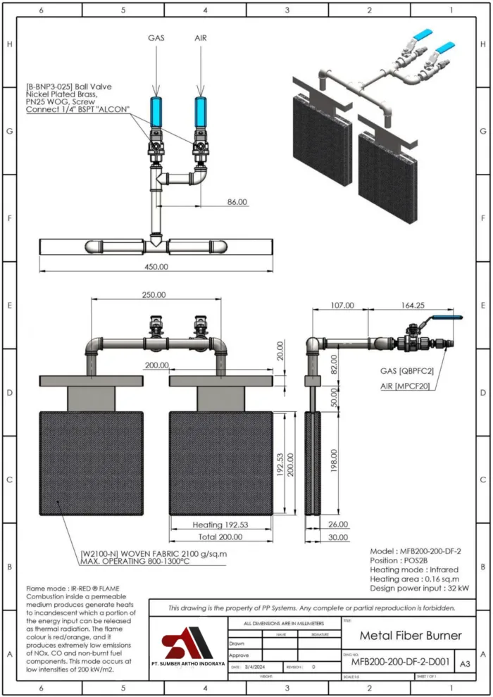 Instalasi Mekanikal Elektrikal Burner